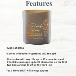 To a Wonderful You LED Votive