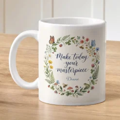 Today's Your Masterpiece Flower Mug