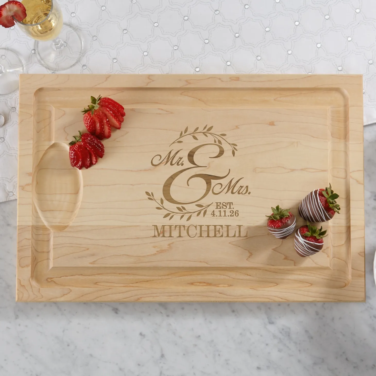Together as One Maple Wood Cutting Board