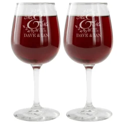 Together as One Wine Glasses