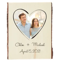 Together Forever Rustic Photo Wood Sign