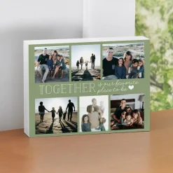 Together Is Our Favorite Place Photo Wood Block