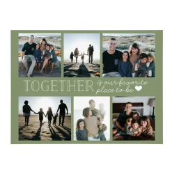 Together Is Our Favorite Place Photo Wood Block