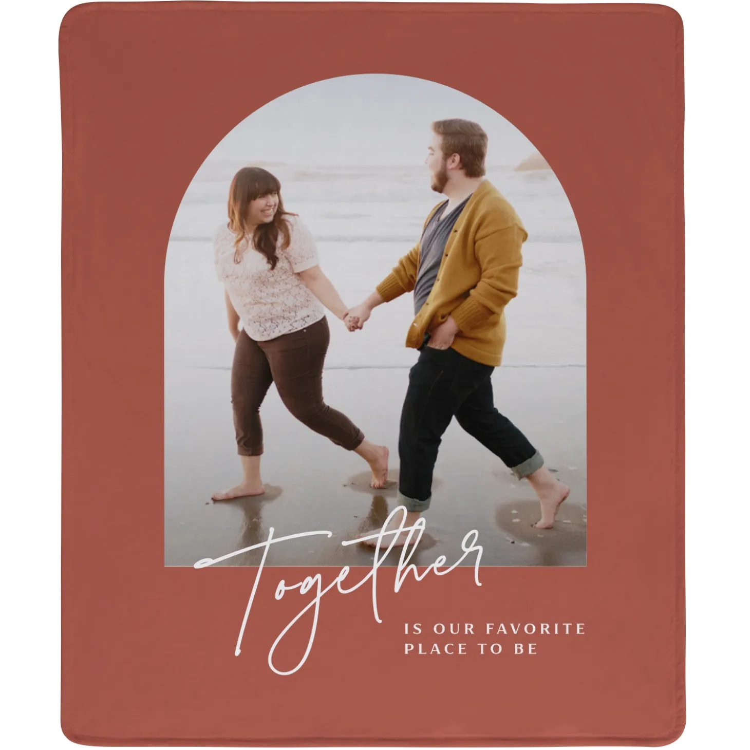Together Photo Plush Blanket