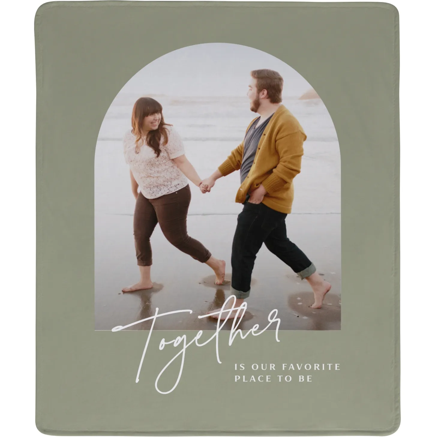 Together Photo Plush Blanket