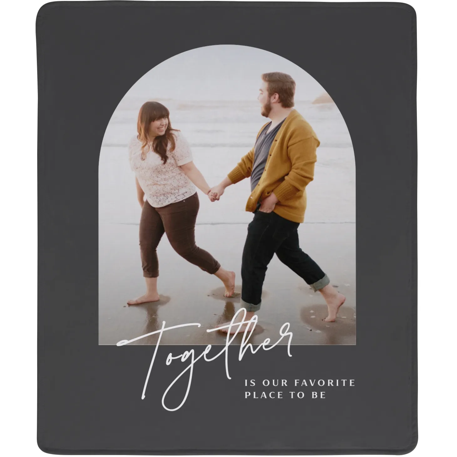 Together Photo Plush Blanket