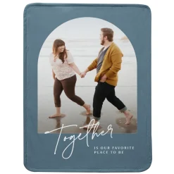 Together Photo Plush Blanket