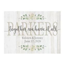 Together We Have It All Wood Block