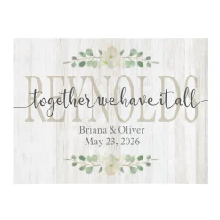 Together We Have It All Wood Block