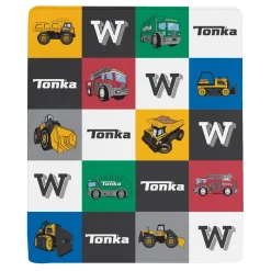 Tonka Color Block Plush Blanket