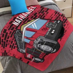 Tonka Fire Truck Plush Blanket