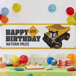 Tonka Happy Birthday Banner