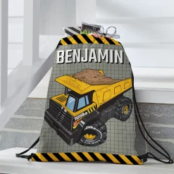 Tonka Mighty Dump Truck Drawstring Bag