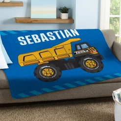 Tonka Mighty Dump Truck Plush Blanket