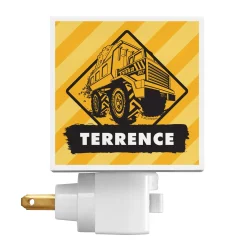Tonka Mighty Dump Truck Yellow Stripes Nightlight