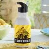 Tonka Mighty Dump Truck Yellow Stripes Water Bottle