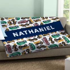 Tonka Multi Pattern Plush Blanket