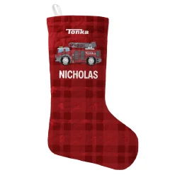 Tonka Plaid Quilted Stocking