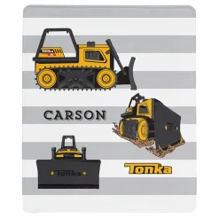 Tonka Striped Plush Blanket