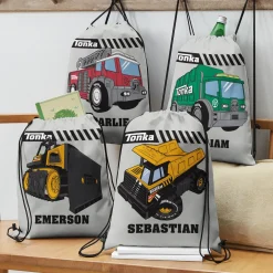 Tonka Truck Drawstring Bag