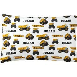 Tonka Truck Pattern Pillowcase