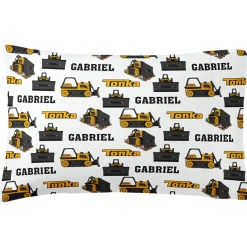 Tonka Truck Pattern Pillowcase
