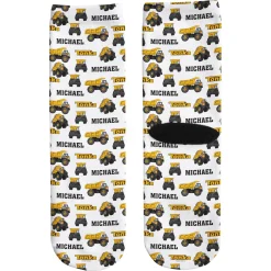 Tonka Truck Pattern Socks