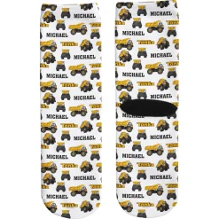 Tonka Truck Pattern Socks