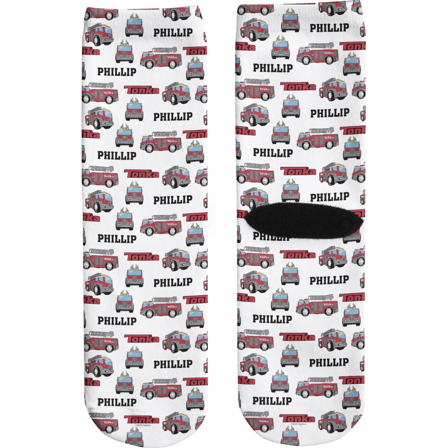 Tonka Truck Pattern Socks