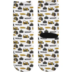 Tonka Truck Pattern Socks