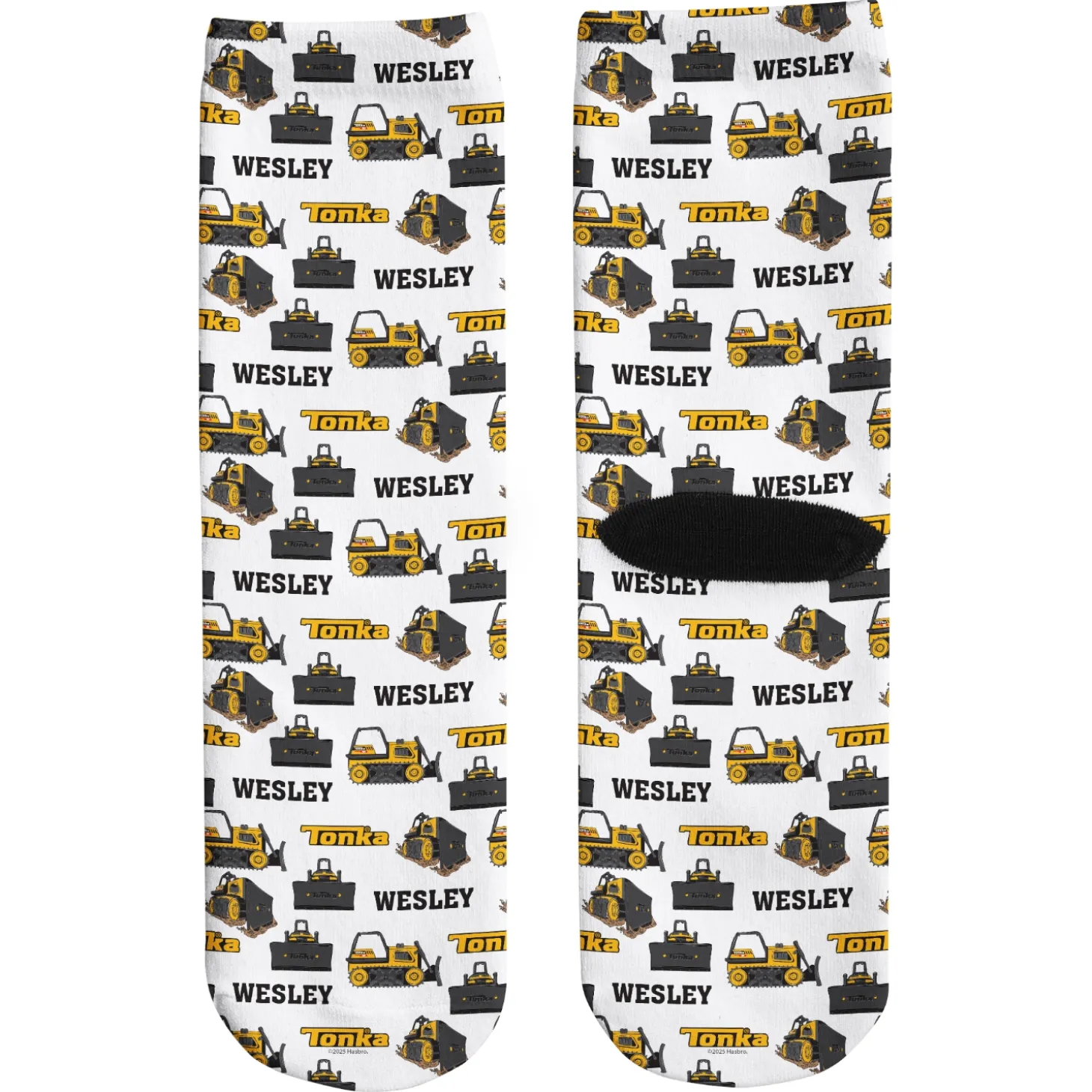 Tonka Truck Pattern Socks