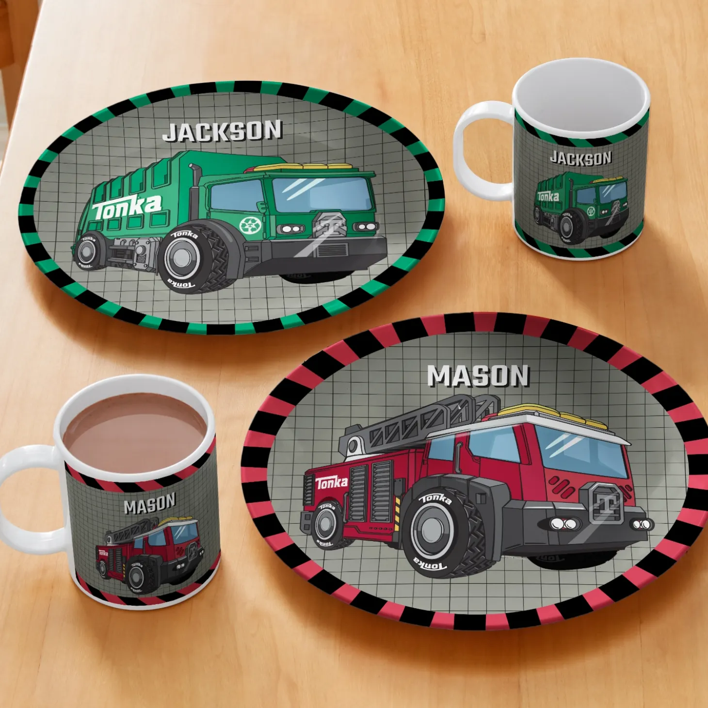 Tonka Truck Personalized Tableware