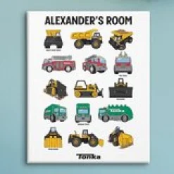 Tonka Trucks Canvas