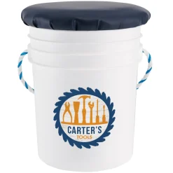 Tool Time Seated Storage Bucket