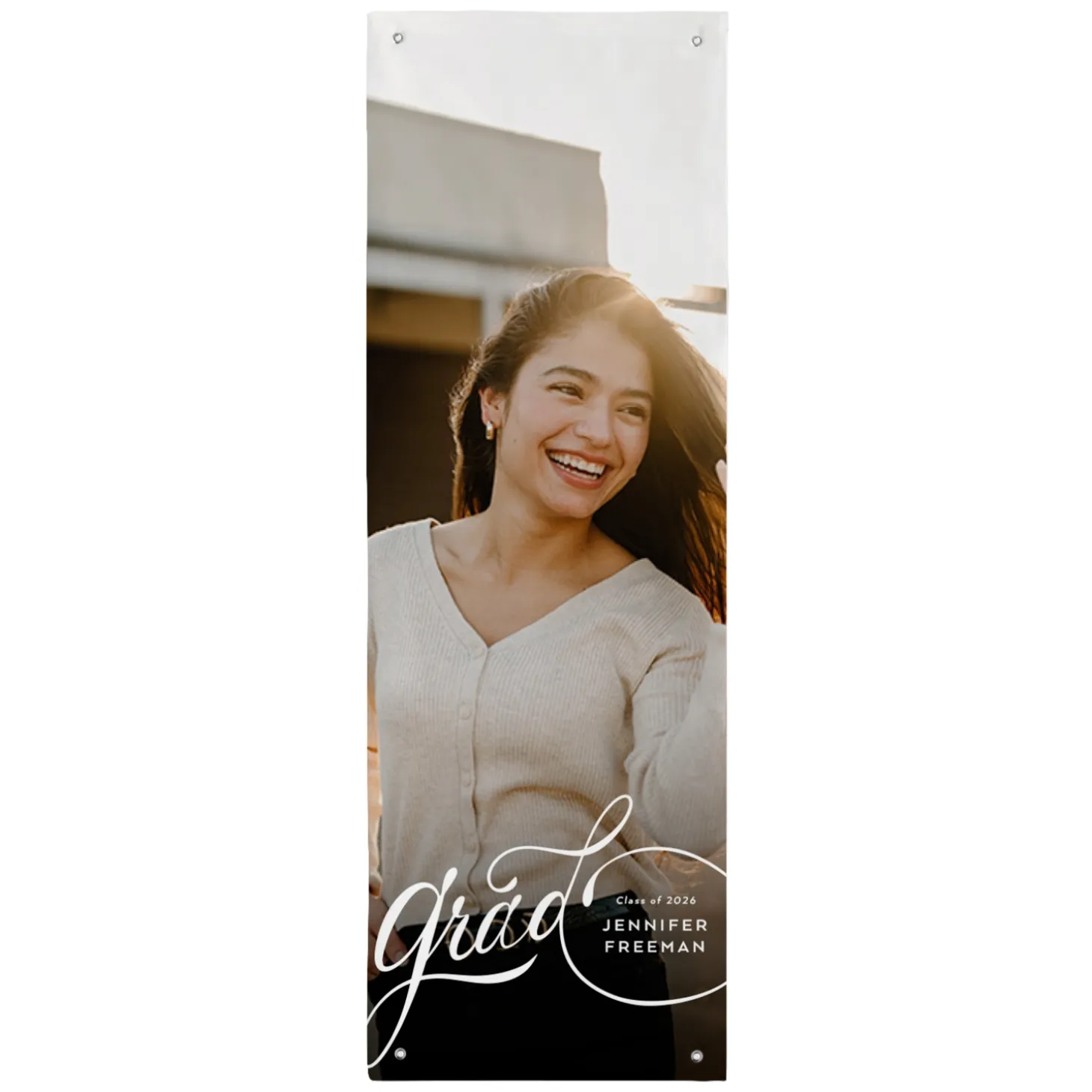 Top of the Class Graduation Photo Banner