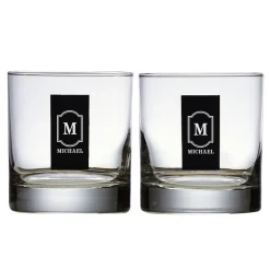 Top Shelf Double Old-Fashioned Glassware Set