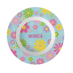 Tossed Print Personalized Tableware