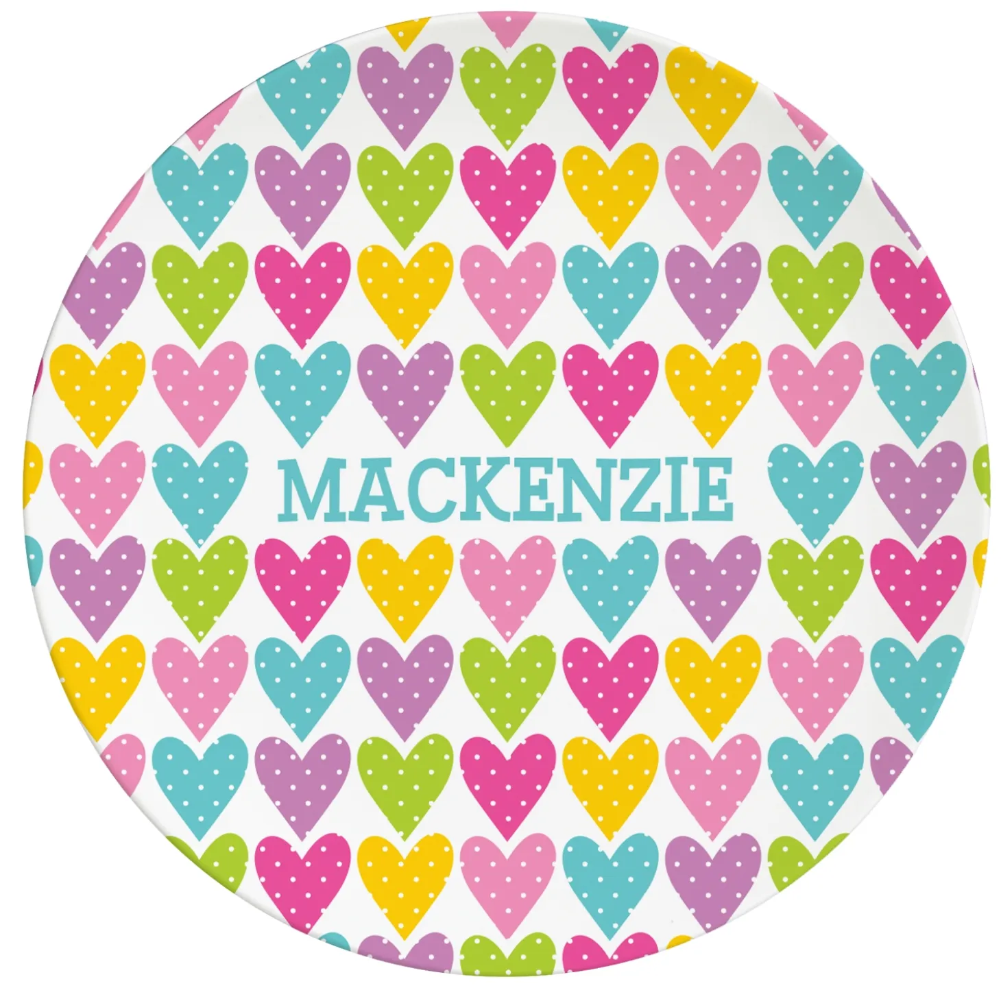 Tossed Print Personalized Tableware