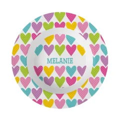 Tossed Print Personalized Tableware