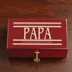 To the World Keepsake Box