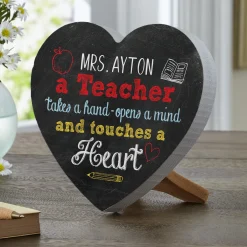 Touches Your Heart Wood Heart