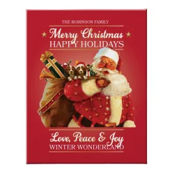 Traditional Santa Canvas