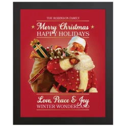 Traditional Santa Canvas