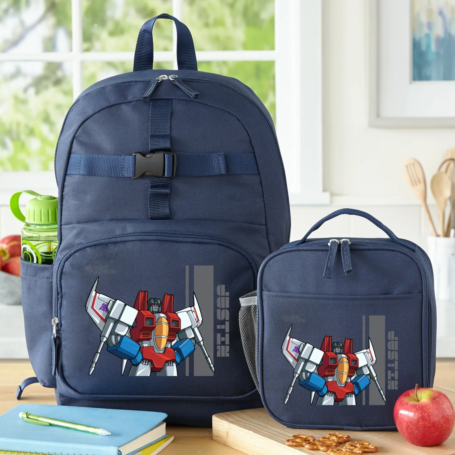 TRANSFORMERS Backpack & Lunch Box-Starscream
