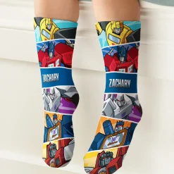 TRANSFORMERS Character Panel Socks