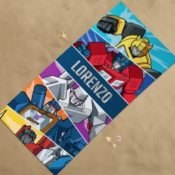 Transformers Character Panel Beach Towel