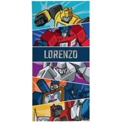 Transformers Character Panel Beach Towel