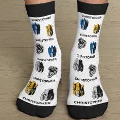 TRANSFORMERS Head Icons Socks