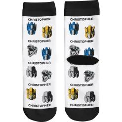 TRANSFORMERS Head Icons Socks