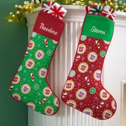 TRANSFORMERS Holiday Cookies Stocking